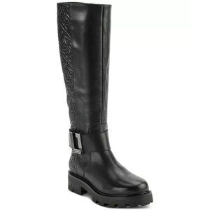 Karl Lagerfeld Paris Women's Meara Buckled Riding Boots
